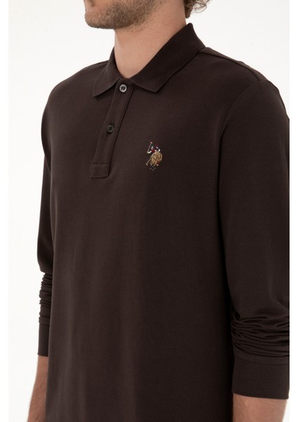 Erkek Koyu Kahverengi Sweatshirt 50313772-VR084