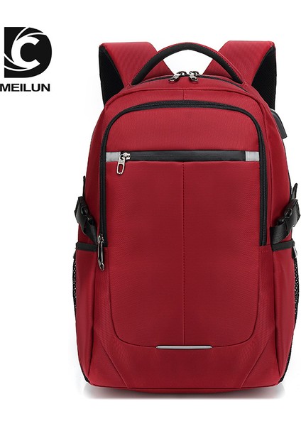 Erkek Iş Elektrikli Çanta Seyahat Sırt Çantası Kırmızı (Yurt Dışından)