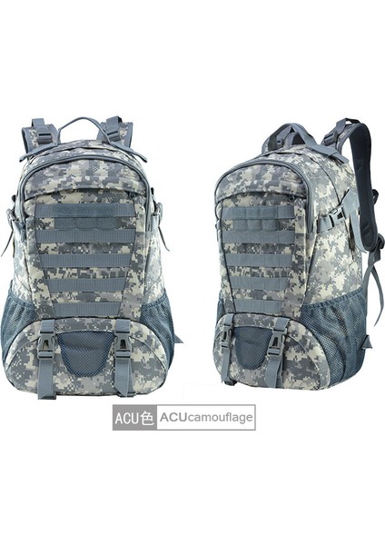 Su Geçirmez Kamuflaj Sırt Çantası Yürüyüş Off-Road Kamp Açık Taktik Sırt Çantası Acu Rengi (Yurt Dışından)