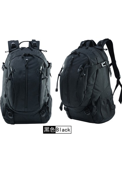 Büyük Kapasiteli Kamuflaj Taktik Yürüyüş ve Dağcılık Açık Hava Sırt Çantası Siyah (Yurt Dışından)