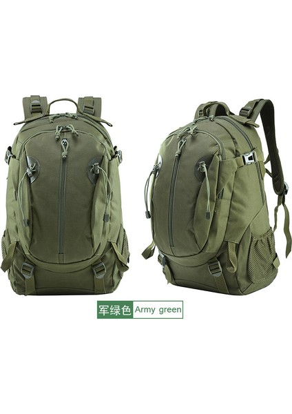 Büyük Kapasiteli Kamuflaj Taktik Yürüyüş ve Dağcılık Açık Hava Sırt Çantası Yeşil Ordu (Yurt Dışından)