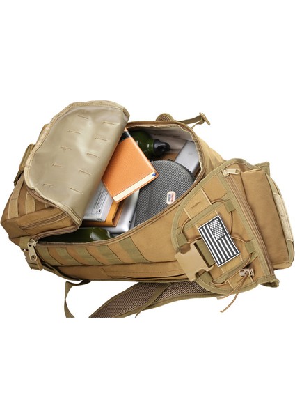 Kamuflaj Açık Dağcılık Taktik Sırt Çantası Spor Seyahat Sırt Çantası Siyah (Yurt Dışından) modelleri