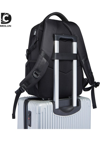 Erkek Sırt Çantasıusbsu Geçirmez Büyük Kapasiteli Iş Bilgisayarı Çantası Siyah (Yurt Dışından) modelleri