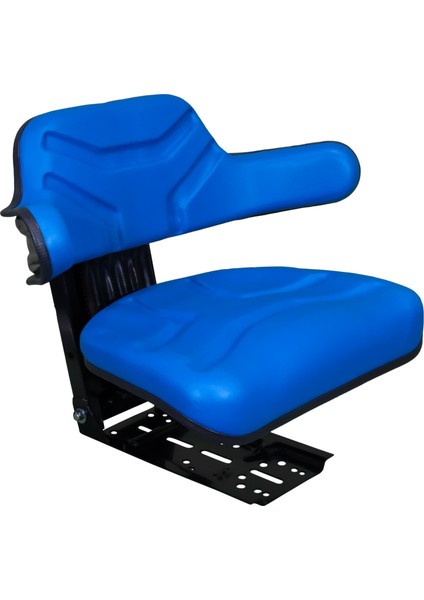 Mavi - PPM 110 - Sabit Kolçaklı İleri-Geri Kızak Ayarsız Patpat Sürücü Koltuğu fiyatları