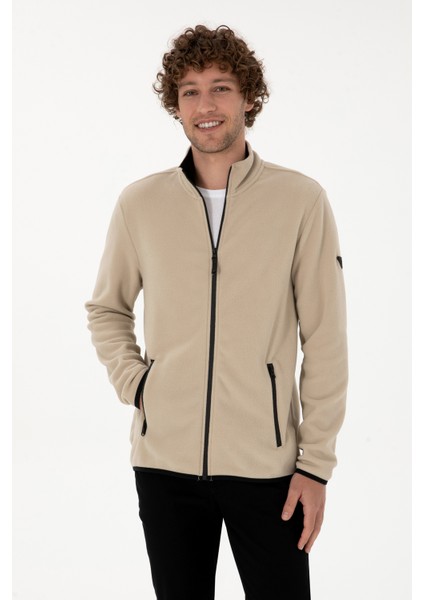 Erkek Koyu Bej Hırka (Örme) 50313779-VR088