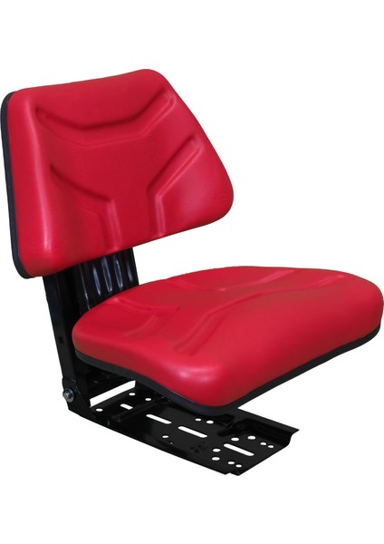 Kırmızı - PPM 210 - Düz Arkalıklı İleri-Geri Kızak Ayarsız Patpat Sürücü Koltuğu fiyatları