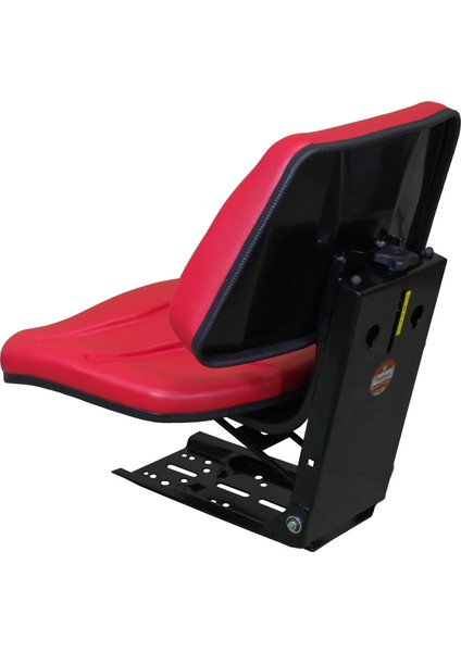 Kırmızı - PPM 210 - Düz Arkalıklı İleri-Geri Kızak Ayarsız Patpat Sürücü Koltuğu modelleri