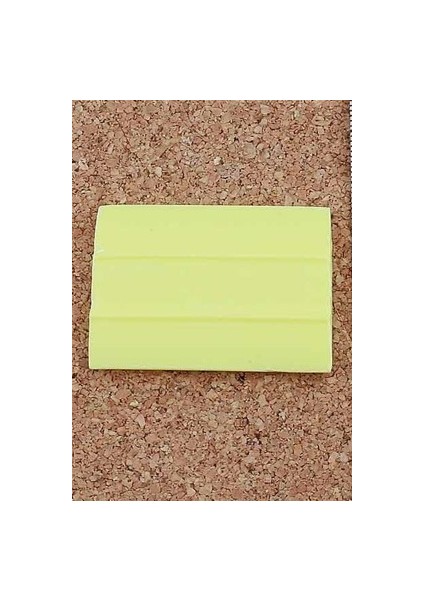 Buhar Sabun Çizgi Taşı -4,3cm&3,1cm-Sarı-4 Adet