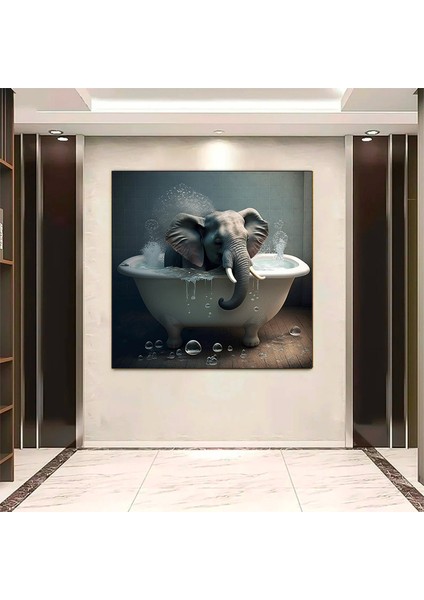 Nostaljik Küvette Dağ Ineği, Hayvan Banyosu Temalı Rustik Banyo Dekoru fırsatları