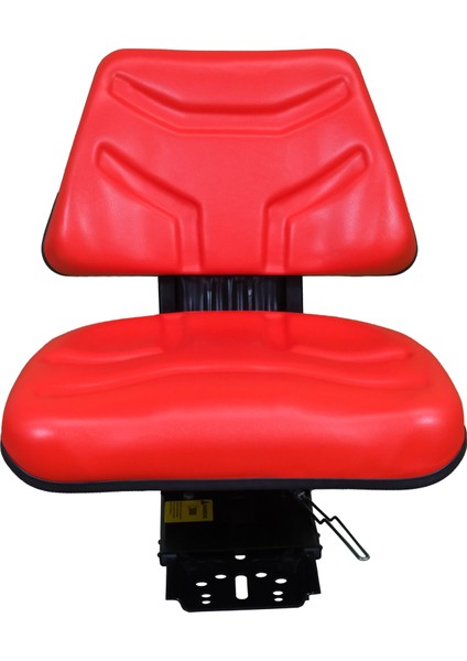 Turuncu PA 210 5 Açılı Düz Arkalıklı Ileri Geri Kızak Ayarlı Traktör Koltuğu