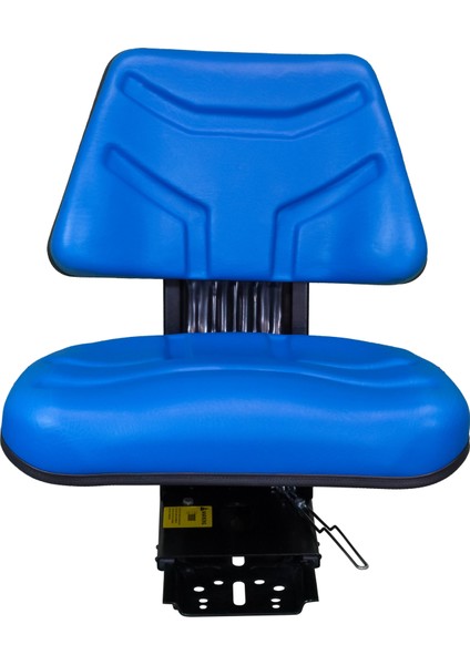 Mavi - PA 210 - 5 Açılı Düz Arkalıklı Ileri Geri Kızak Ayarlı Traktör Koltuğu