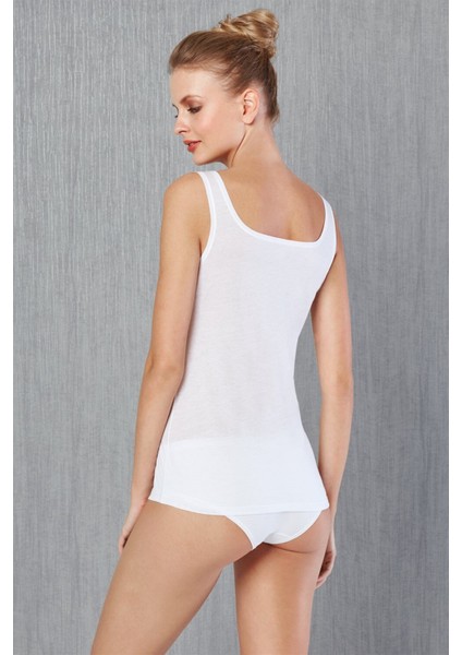 Kadın Çok İnce ve Zarif Pamuk Kumaştan Askılı Atlet 9396 fiyatları