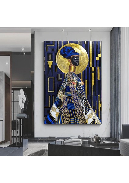 Altın Kaplan Kanvas Tablosu; Kanvas Baskı; Kaplan Kanvas; Kaplan Duvar Dekoru; Kaplan Sanat Baskısı
