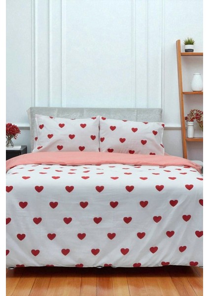 Solmaya Dayanıklı Havageçiren Lastikli Çarşaflı Pamuklu Çift Kişilik Nevresim Takımı