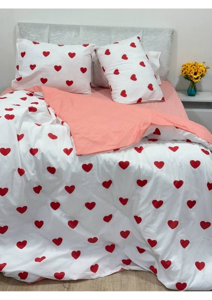 Solmaya Dayanıklı Havageçiren Lastikli Çarşaflı Pamuklu Çift Kişilik Nevresim Takımı fiyatları