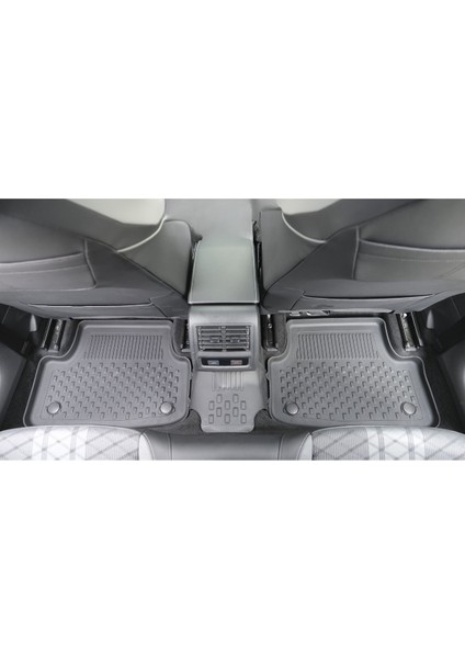 Volkswagen Golf 8 Otomatik 2021 ve Sonrası 4.5d Paspas Rizline 3D Üst Bagaj Havuzu Set modelleri