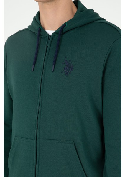 Erkek Koyu Yeşil Hırka (Örme) 50295147-VR079