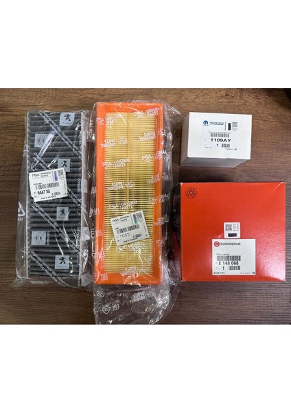 Peugeot Partner 1.6 Hdı Euro4 Dv6 Filtre Bakım Seti (Mazot Filtreli) 4lü