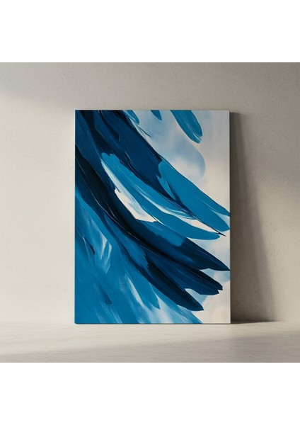 Mavi Soyut Sanat Tablosu fiyatları