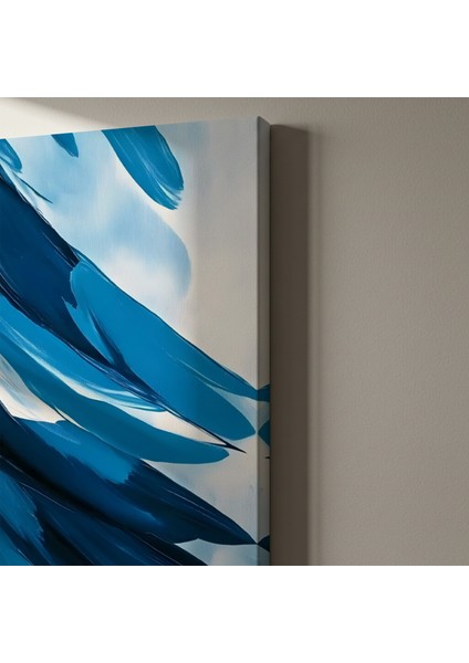 Mavi Soyut Sanat Tablosu indirimleri