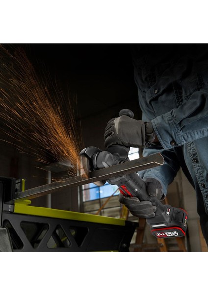 KUH04.1 20VOLT 5.0AH. Li-Ion Çift Akülü 125MM Kömürsüz Profesyonel Devir Ayarlı Alttan Tetikli Avuç Taşlama modelleri