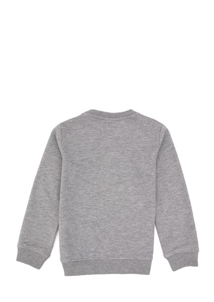 Erkek Çocuk Gri Melanj Sweatshirt 50313830-VR086 fiyatları