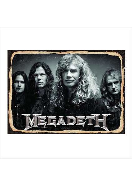 Megadeth Mdf Poster 35 cm x 50 cm