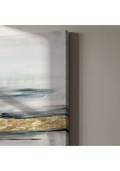 Altın Varaklı Soyut Manzara Tablosu indirimleri