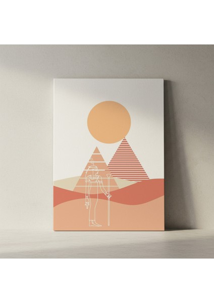 Eski Mısır Ilhamı Soyut Sanat Tablosu fiyatları