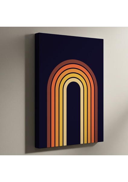 Retro Geometrik Sanat Tablosu