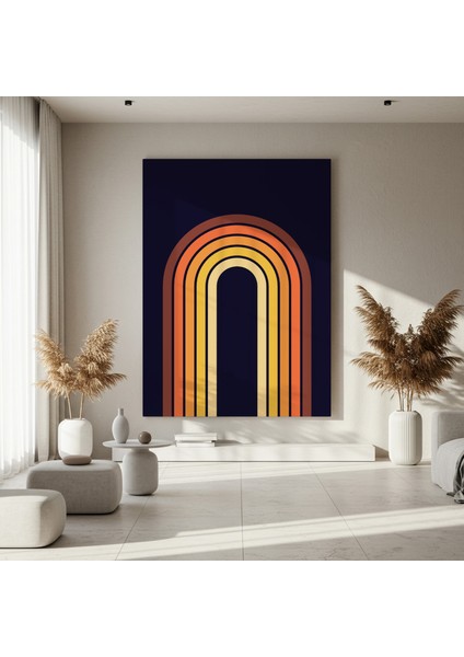 Retro Geometrik Sanat Tablosu fırsatları