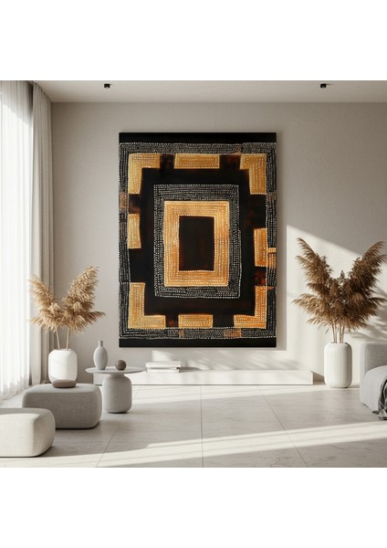 Soyut Geometrik Desen Tablosu fırsatları