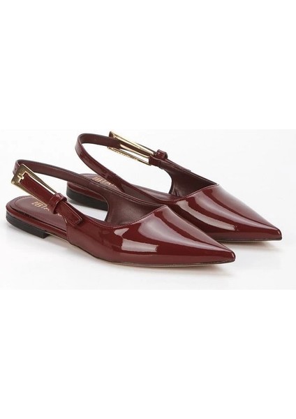 Ummar Bordo Rugan Babet Ayakkabı modelleri