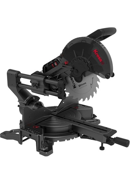 KH483.9 40VOLT 1400W 254MM Kömürsüz Kızaklı Bluetooth Bağlantılı Profesyonel Gönye Kesme (Akü Dahil Değildir)