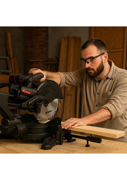 KH483.9 40VOLT 1400W 254MM Kömürsüz Kızaklı Bluetooth Bağlantılı Profesyonel Gönye Kesme (Akü Dahil Değildir) indirimleri