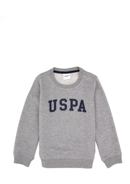 Erkek Çocuk Gri Melanj Sweatshirt 50313830-VR086