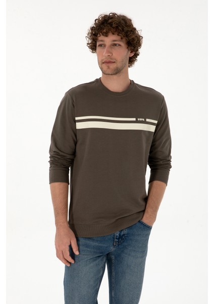 Erkek Vizon Sweatshirt 50313801-VR052