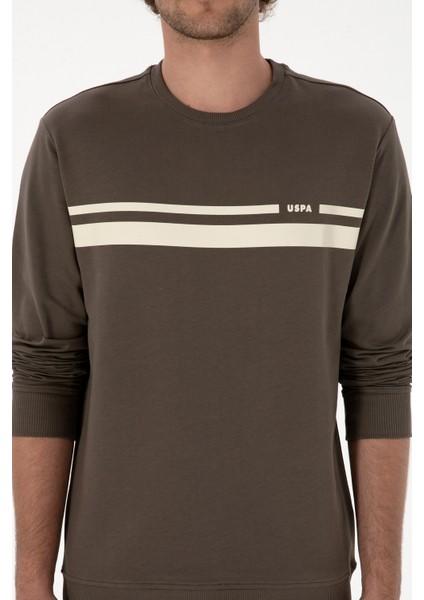 Erkek Vizon Sweatshirt 50313801-VR052