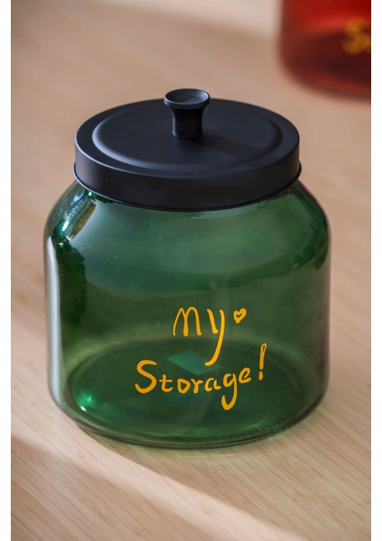 Pierre Metal Kapaklı Kavanoz Seti - 17 cm