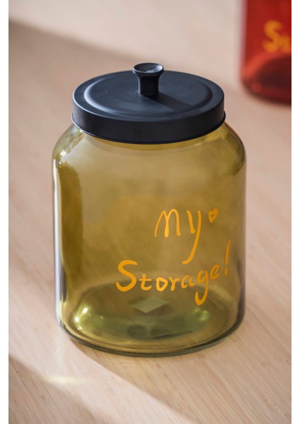 Pierre Metal Kapaklı Kavanoz Seti - 22 cm