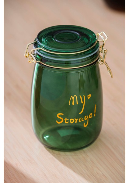 Pierre Klipsli Kapaklı Kavanoz Seti - 17 cm