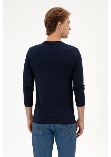 Erkek Lacivert Sweatshirt 50313744-VR033 indirimleri