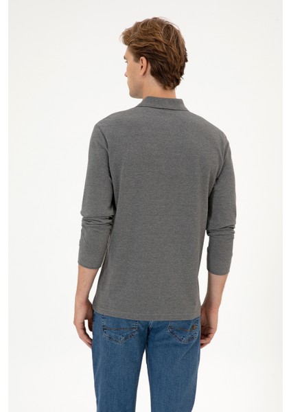 Erkek Antrasit Melanj Sweatshirt 50313772-VR081 indirimleri