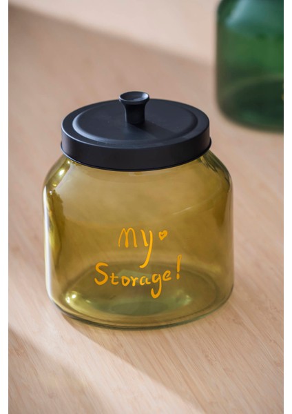 Pierre Metal Kapaklı Kavanoz Seti - 17 cm