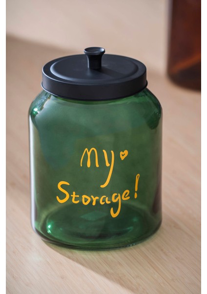 Pierre Metal Kapaklı Kavanoz Seti - 22 cm