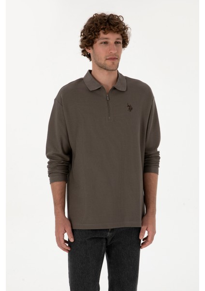 Erkek Vizon Sweatshirt 50313754-VR052 modelleri