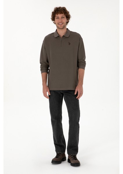 Erkek Vizon Sweatshirt 50313754-VR052 fırsatları