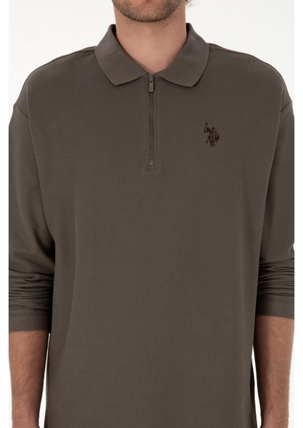 Erkek Vizon Sweatshirt 50313754-VR052