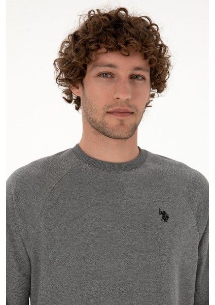 Erkek Antrasit Melanj Sweatshirt 50313752-VR081 fiyatları