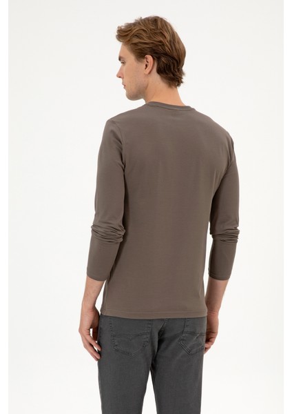 Erkek Vizon Sweatshirt 50313744-VR052 indirimleri